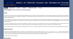 Desktop Screenshot of annals-csis.org